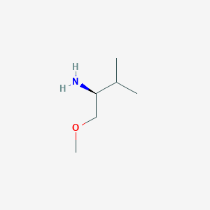 molecular formula C6H15NO B3022778 (S)-1-Methoxymethyl-2-methyl-propylamine CAS No. 64715-88-4