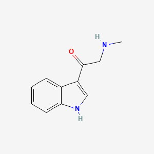 1-(1H-indol-3-yl)-2-(methylamino)ethanone