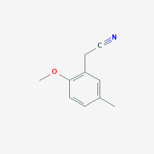 molecular formula C10H11NO B3022798 (2-Methoxy-5-methylphenyl)acetonitrile CAS No. 7048-42-2