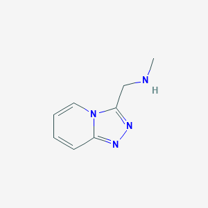 molecular formula C8H10N4 B3022799 Methyl({[1,2,4]triazolo[4,3-a]pyridin-3-ylmethyl})amine CAS No. 933688-63-2