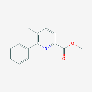 molecular formula C14H13NO2 B3022803 Methyl 5-methyl-6-phenylpicolinate CAS No. 65495-89-8