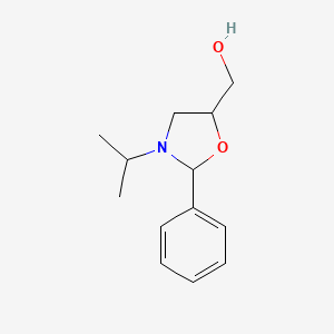 B3022806 2-Phenyl-3-isopropyl-5-hydroxymethyloxazolidine CAS No. 54126-58-8