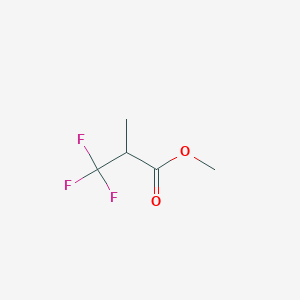 molecular formula C5H7F3O2 B3022819 Methyl 3,3,3-trifluoro-2-methylpropanoate CAS No. 339-17-3
