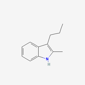 molecular formula C12H15N B3022828 2-methyl-3-propyl-1H-indole CAS No. 1859-93-4
