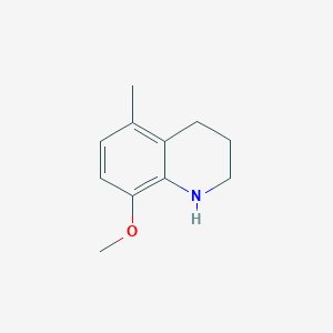 molecular formula C11H15NO B3022833 8-Methoxy-5-methyl-1,2,3,4-tetrahydroquinoline CAS No. 953726-89-1