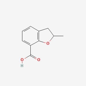 molecular formula C10H10O3 B3022834 2-Methyl-2,3-dihydrobenzofuran-7-carboxylic acid CAS No. 31457-03-1