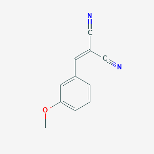 molecular formula C11H8N2O B3022836 2-(3-Methoxybenzylidene)malononitrile CAS No. 2972-72-7