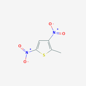 molecular formula C5H4N2O4S B3022838 2-Methyl-3,5-dinitrothiophene CAS No. 78771-28-5