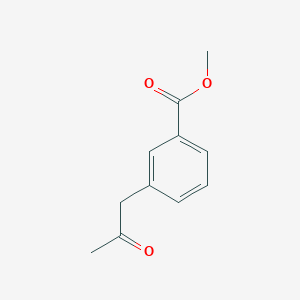molecular formula C11H12O3 B3022840 Methyl 3-(2-oxopropyl)benzoate CAS No. 74998-19-9