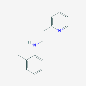 molecular formula C14H16N2 B3022848 2-methyl-N-(2-pyridin-2-ylethyl)aniline CAS No. 92733-82-9