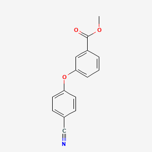 molecular formula C15H11NO3 B3022857 Methyl 3-(4-cyanophenoxy)benzoate CAS No. 934690-54-7