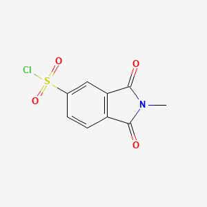 molecular formula C9H6ClNO4S B3022859 2-Methyl-1,3-dioxoisoindoline-5-sulfonyl chloride CAS No. 503469-97-4