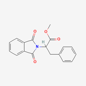 molecular formula C18H15NO4 B3022865 methyl 2-(1,3-dioxo-1,3-dihydro-2H-isoindol-2-yl)-3-phenylpropanoate CAS No. 7146-63-6