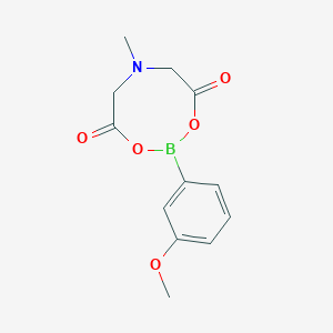 molecular formula C12H14BNO5 B3022868 2-(3-Methoxyphenyl)-6-methyl-1,3,6,2-dioxazaborocane-4,8-dione CAS No. 1257724-93-8