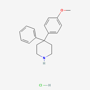 4-(4-Methoxyphenyl)-4-phenylpiperidine hydrochloride