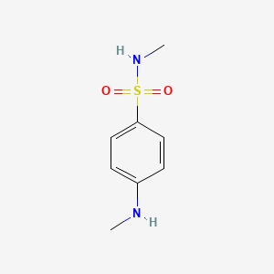 molecular formula C8H12N2O2S B3022879 N-methyl-4-(methylamino)benzenesulfonamide CAS No. 137473-37-1