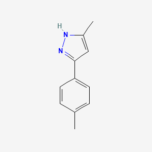 molecular formula C11H12N2 B3022894 3-Methyl-5-p-tolyl-1h-pyrazole CAS No. 90861-52-2