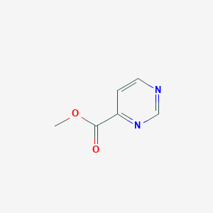 molecular formula C6H6N2O2 B030229 甲基嘧啶-4-羧酸酯 CAS No. 2450-08-0