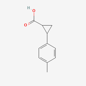 molecular formula C11H12O2 B3022900 2-(p-Tolyl)cyclopropanecarboxylic acid CAS No. 869941-94-6