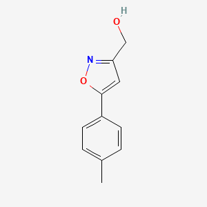 molecular formula C11H11NO2 B3022908 [5-(4-Methylphenyl)isoxazol-3-yl]methanol CAS No. 640291-93-6