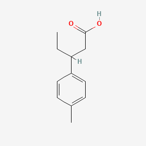 molecular formula C12H16O2 B3022909 3-(4-Methylphenyl)pentanoic acid CAS No. 57960-06-2
