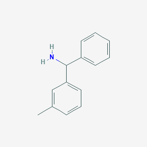 molecular formula C14H15N B3022910 1-(3-Methylphenyl)-1-phenylmethanamine CAS No. 55095-20-0