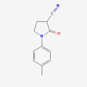 B3022914 2-Oxo-1-(p-tolyl)pyrrolidine-3-carbonitrile CAS No. 930298-97-8