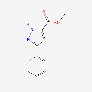 molecular formula C11H10N2O2 B3022919 3-苯基-1H-吡唑-5-甲酸甲酯 CAS No. 856061-37-5