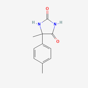 molecular formula C11H12N2O2 B3022925 5-Methyl-5-(4-methylphenyl)imidazolidine-2,4-dione CAS No. 23186-96-1