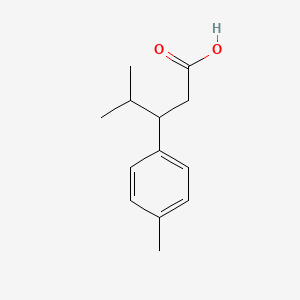 molecular formula C13H18O2 B3022927 4-Methyl-3-(4-methylphenyl)pentanoic acid CAS No. 57960-10-8