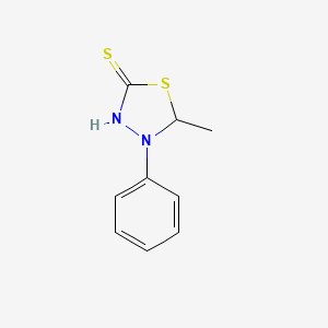 5-Methyl-4-phenyl-1,3,4-thiadiazolidine-2-thione