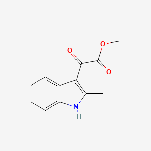 molecular formula C12H11NO3 B3022933 methyl (2-methyl-1H-indol-3-yl)(oxo)acetate CAS No. 62995-59-9