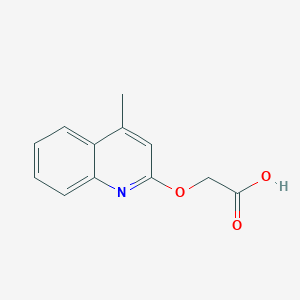 molecular formula C12H11NO3 B3022934 [(4-Methylquinolin-2-yl)oxy]acetic acid CAS No. 194659-06-8