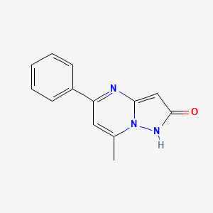 molecular formula C13H11N3O B3022939 7-Methyl-5-phenylpyrazolo[1,5-a]pyrimidin-2-ol CAS No. 91902-03-3