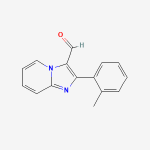 B3022947 2-(2-Methylphenyl)imidazo[1,2-a]pyridine-3-carbaldehyde CAS No. 898389-26-9