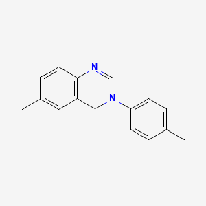 6-Methyl-3-(4-methylphenyl)-3,4-dihydroquinazoline