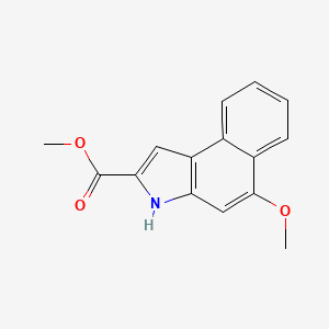 molecular formula C15H13NO3 B3022957 methyl 5-methoxy-3H-benzo[e]indole-2-carboxylate CAS No. 887360-56-7