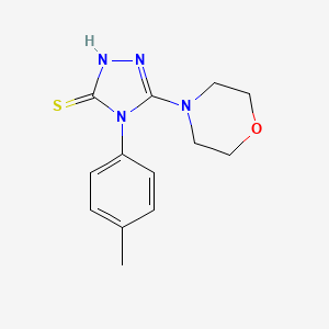 4-(4-methylphenyl)-5-morpholin-4-yl-4H-1,2,4-triazole-3-thiol