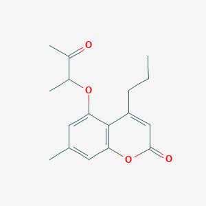 7-Methyl-5-(1-methyl-2-oxopropoxy)-4-propyl-2H-chromen-2-one