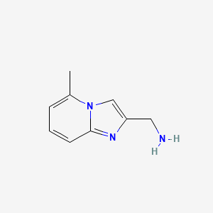 [(5-Methylimidazo[1,2-a]pyridin-2-yl)methyl]amine