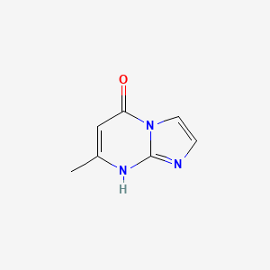molecular formula C7H7N3O B3022976 7-甲基咪唑并[1,2-a]嘧啶-5(8H)-酮 CAS No. 39567-76-5