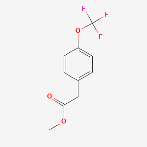 molecular formula C10H9F3O3 B3022981 Methyl 2-(4-(trifluoromethoxy)phenyl)acetate CAS No. 95299-18-6