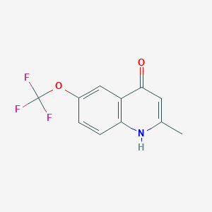 molecular formula C11H8F3NO2 B3022983 2-Methyl-6-trifluoromethoxyquinolin-4-ol CAS No. 927800-79-1