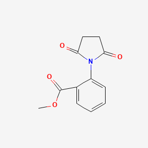 molecular formula C12H11NO4 B3022987 Methyl 2-(2,5-dioxopyrrolidin-1-yl)benzoate CAS No. 77741-53-8