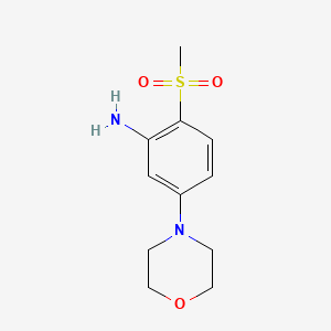 2-Methylsulfonyl-5-(morpholin-4-yl)aniline