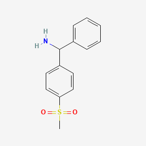 alpha-(4-Methylsulfonylphenyl)benzylamine