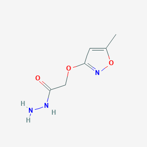 molecular formula C6H9N3O3 B3023006 2-[(5-Methylisoxazol-3-yl)oxy]acetohydrazide CAS No. 852706-17-3