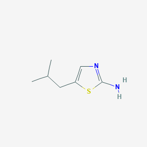 molecular formula C7H12N2S B3023015 5-(2-甲基丙基)-1,3-噻唑-2-胺 CAS No. 267658-06-0