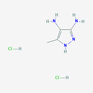 3-Methyl-1H-pyrazole-4,5-diamine dihydrochloride