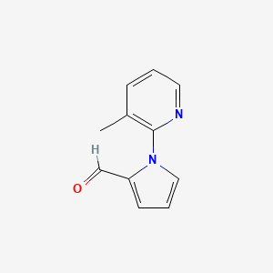 molecular formula C11H10N2O B3023019 1-(3-Methyl-pyridin-2-yl)-1H-pyrrole-2-carbaldehyde CAS No. 383136-11-6